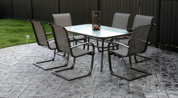 Porch Stamping in Vista